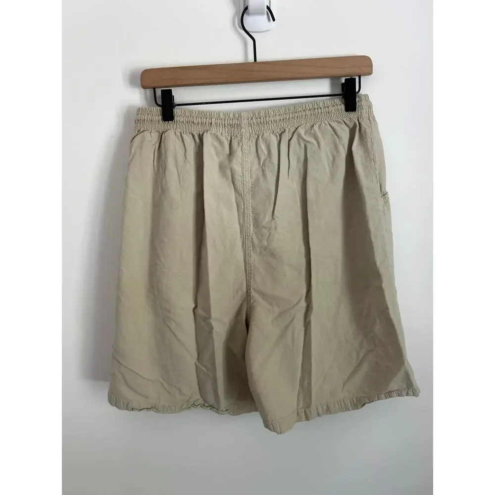 Salem Straights Khaki Drawstring Shorts • Women’s Medium • Casual Comfort Fit - Picture 7 of 7
